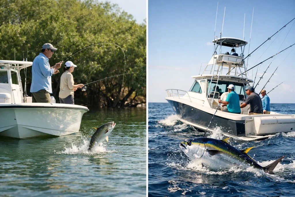 inshore vs offshore fishing
