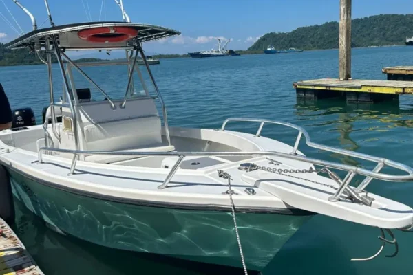 Black Snapper II fishing charter boat in Quepos Costa Rica ready to sail